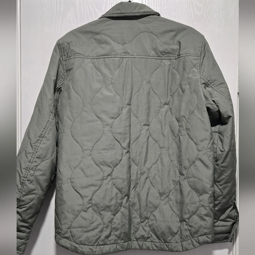 Everlane Men Renew Quilted Agave Green Liner Shacket Size Small